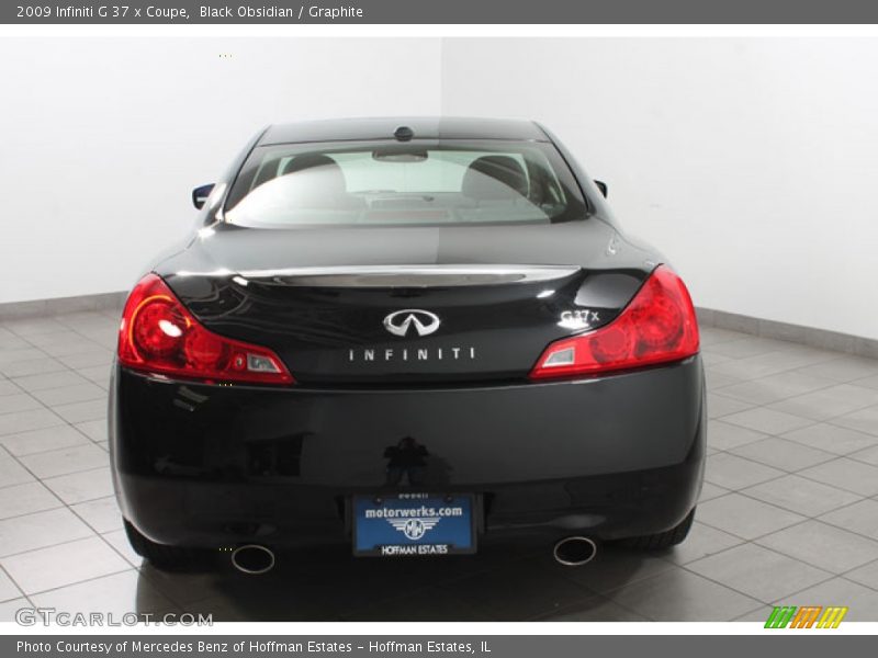 Black Obsidian / Graphite 2009 Infiniti G 37 x Coupe