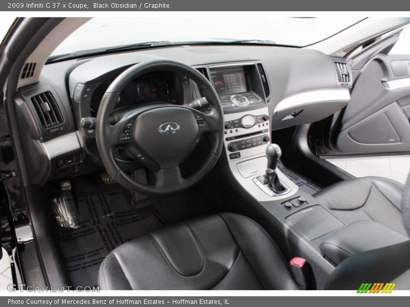 Black Obsidian / Graphite 2009 Infiniti G 37 x Coupe