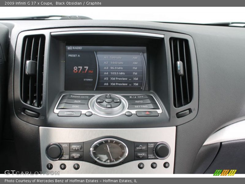 Black Obsidian / Graphite 2009 Infiniti G 37 x Coupe
