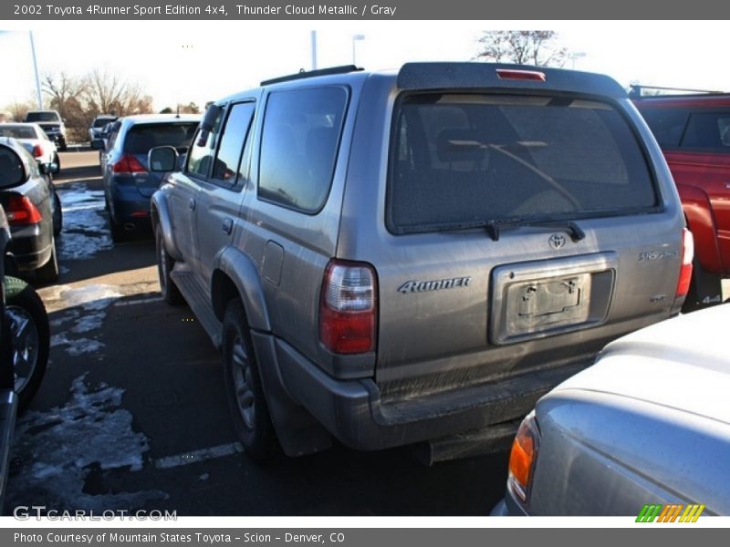 Thunder Cloud Metallic / Gray 2002 Toyota 4Runner Sport Edition 4x4