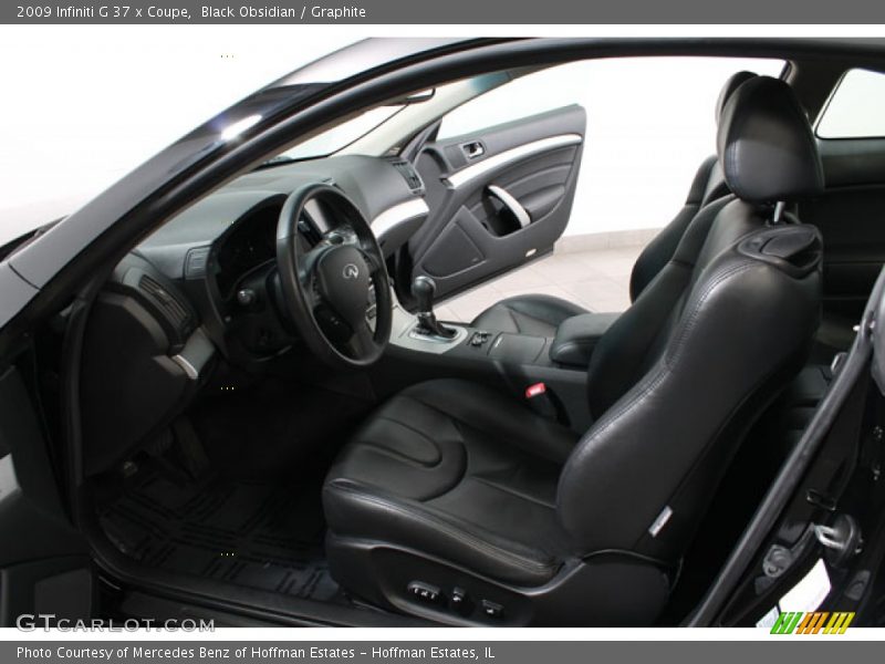 Black Obsidian / Graphite 2009 Infiniti G 37 x Coupe