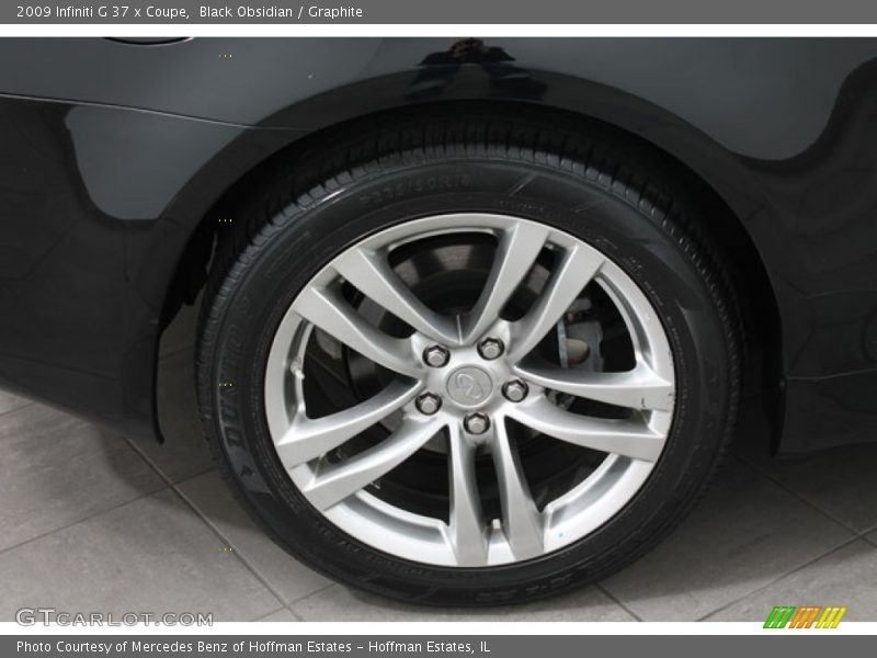 Black Obsidian / Graphite 2009 Infiniti G 37 x Coupe