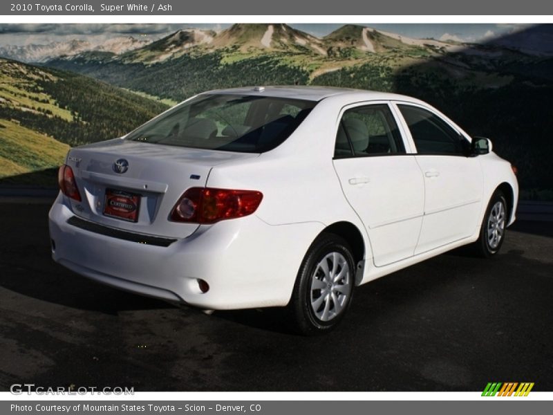 Super White / Ash 2010 Toyota Corolla