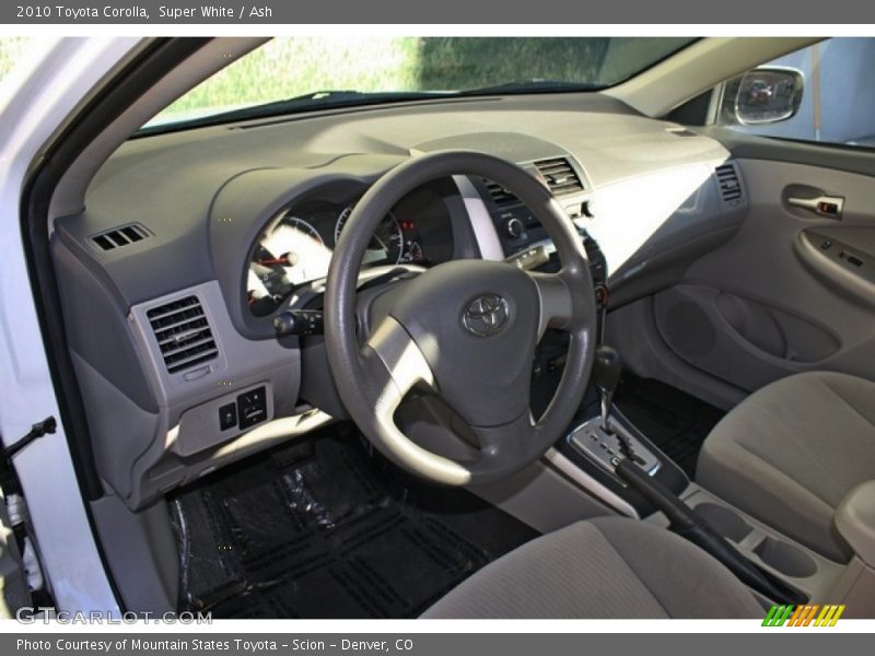 Super White / Ash 2010 Toyota Corolla