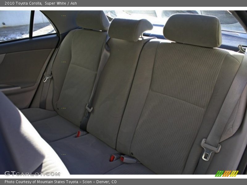Super White / Ash 2010 Toyota Corolla