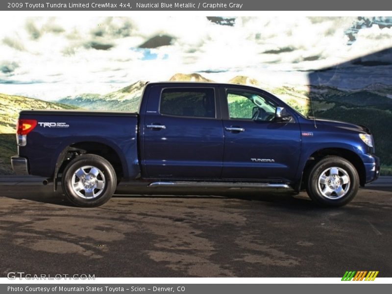 Nautical Blue Metallic / Graphite Gray 2009 Toyota Tundra Limited CrewMax 4x4