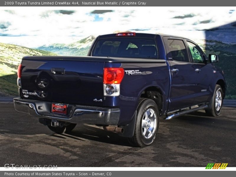 Nautical Blue Metallic / Graphite Gray 2009 Toyota Tundra Limited CrewMax 4x4