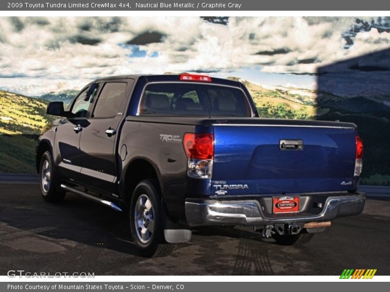 Nautical Blue Metallic / Graphite Gray 2009 Toyota Tundra Limited CrewMax 4x4