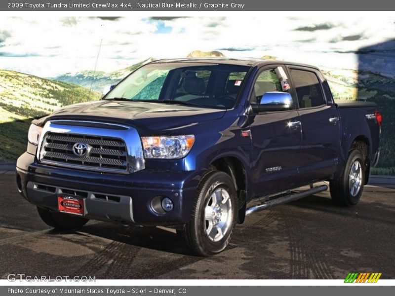 Nautical Blue Metallic / Graphite Gray 2009 Toyota Tundra Limited CrewMax 4x4