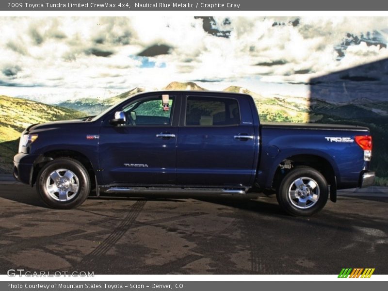 Nautical Blue Metallic / Graphite Gray 2009 Toyota Tundra Limited CrewMax 4x4