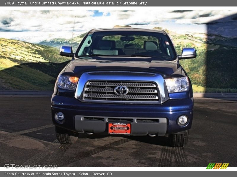 Nautical Blue Metallic / Graphite Gray 2009 Toyota Tundra Limited CrewMax 4x4