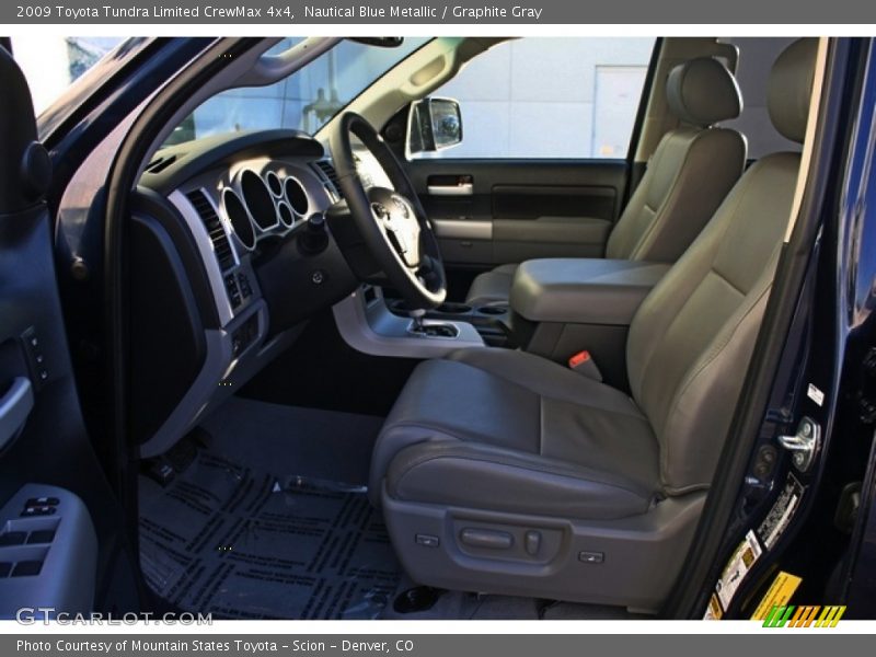 Nautical Blue Metallic / Graphite Gray 2009 Toyota Tundra Limited CrewMax 4x4