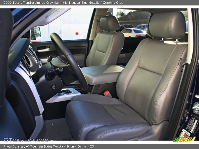 Nautical Blue Metallic / Graphite Gray 2009 Toyota Tundra Limited CrewMax 4x4