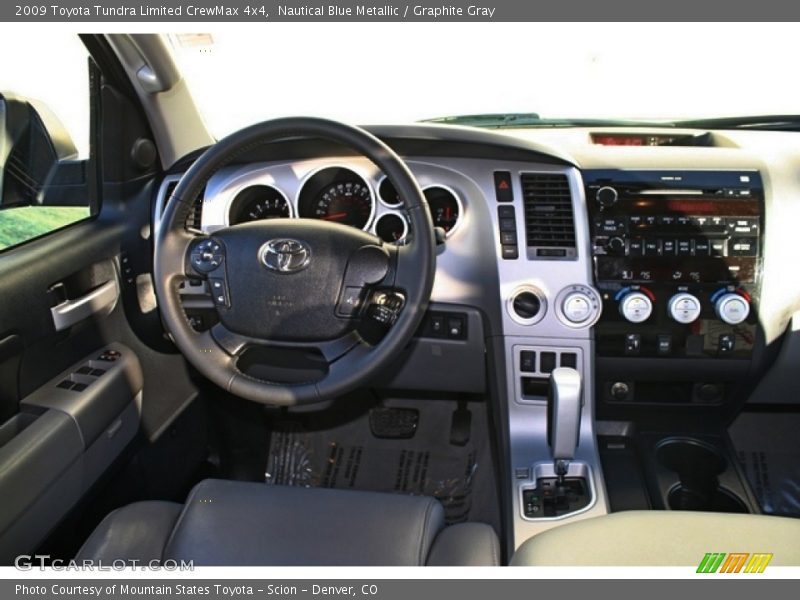 Nautical Blue Metallic / Graphite Gray 2009 Toyota Tundra Limited CrewMax 4x4