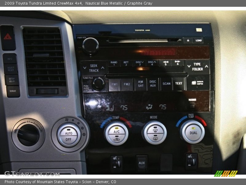 Nautical Blue Metallic / Graphite Gray 2009 Toyota Tundra Limited CrewMax 4x4