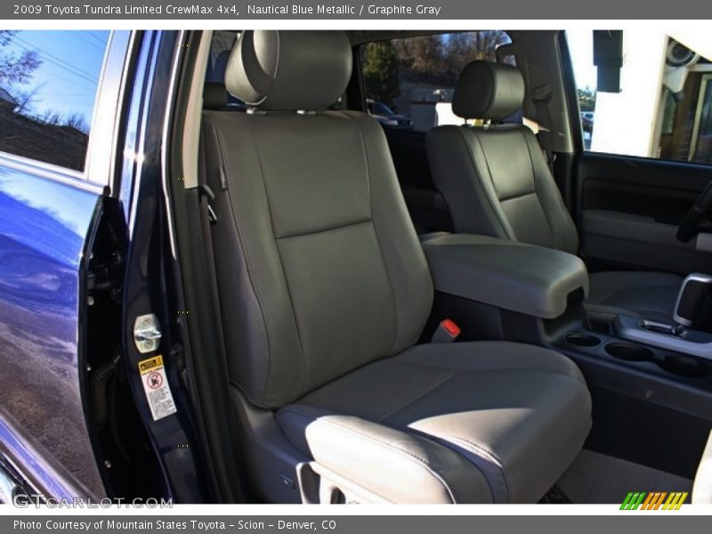 Nautical Blue Metallic / Graphite Gray 2009 Toyota Tundra Limited CrewMax 4x4