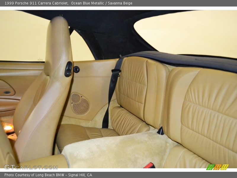 Ocean Blue Metallic / Savanna Beige 1999 Porsche 911 Carrera Cabriolet