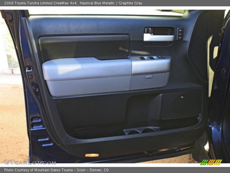 Nautical Blue Metallic / Graphite Gray 2009 Toyota Tundra Limited CrewMax 4x4