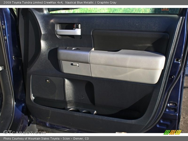 Nautical Blue Metallic / Graphite Gray 2009 Toyota Tundra Limited CrewMax 4x4