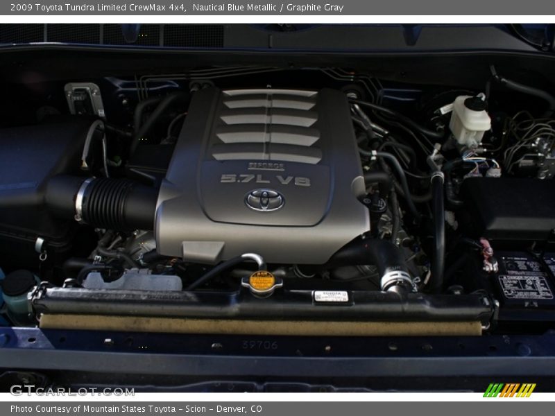Nautical Blue Metallic / Graphite Gray 2009 Toyota Tundra Limited CrewMax 4x4