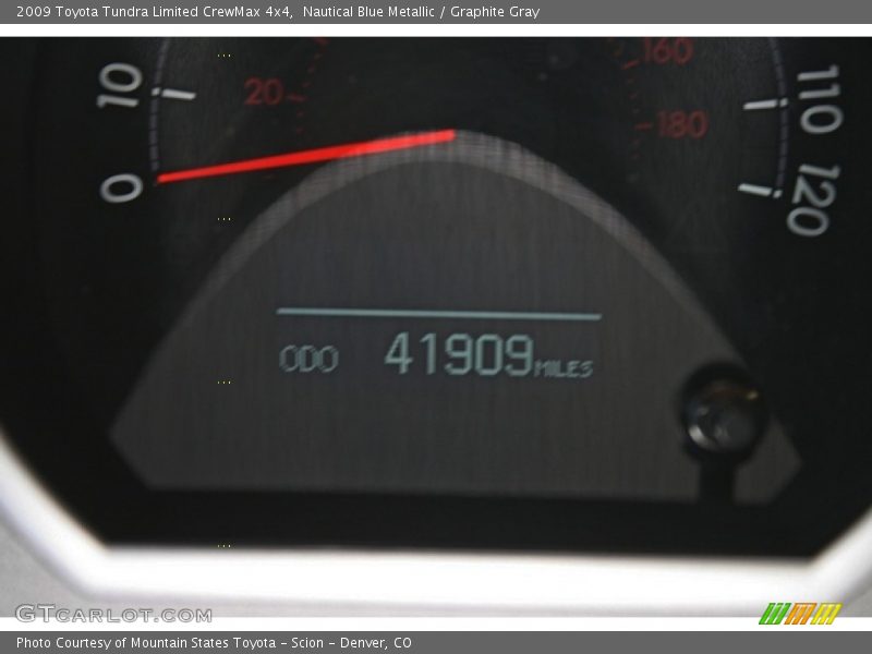 Nautical Blue Metallic / Graphite Gray 2009 Toyota Tundra Limited CrewMax 4x4