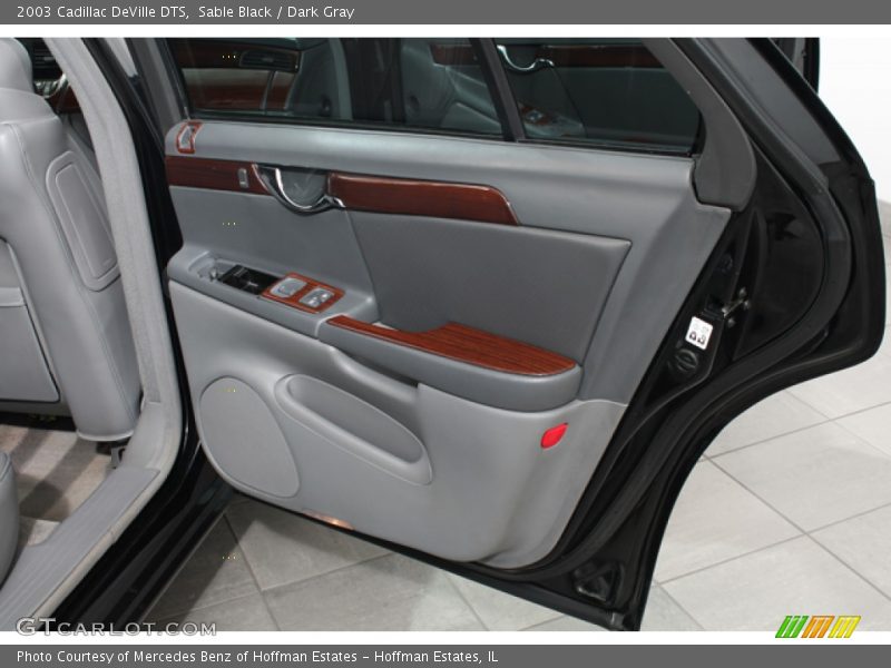 Sable Black / Dark Gray 2003 Cadillac DeVille DTS