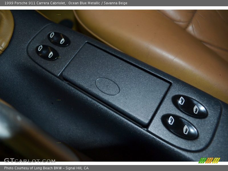 Ocean Blue Metallic / Savanna Beige 1999 Porsche 911 Carrera Cabriolet