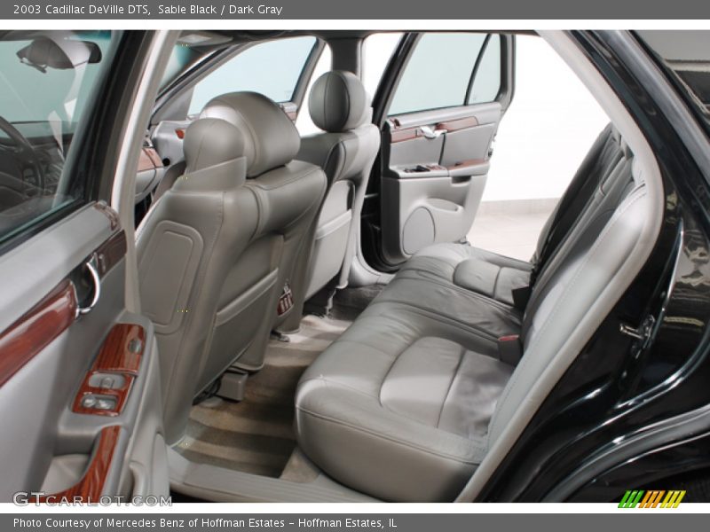 Sable Black / Dark Gray 2003 Cadillac DeVille DTS