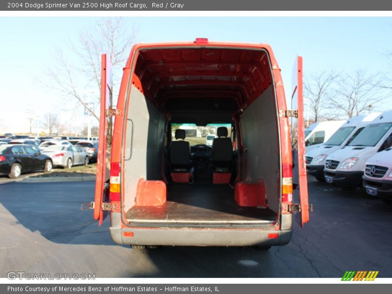 Red / Gray 2004 Dodge Sprinter Van 2500 High Roof Cargo