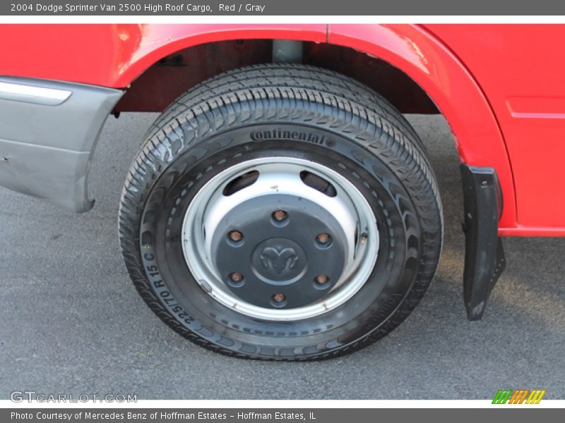 Red / Gray 2004 Dodge Sprinter Van 2500 High Roof Cargo