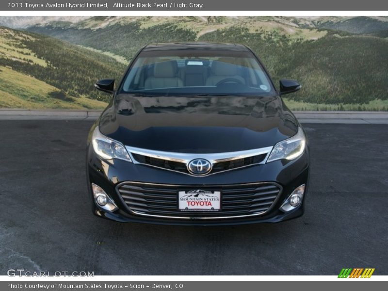 Attitude Black Pearl / Light Gray 2013 Toyota Avalon Hybrid Limited