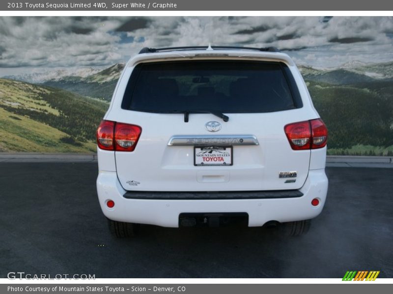 Super White / Graphite 2013 Toyota Sequoia Limited 4WD
