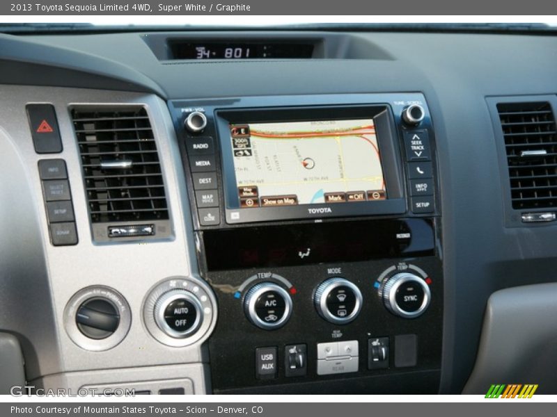 Super White / Graphite 2013 Toyota Sequoia Limited 4WD