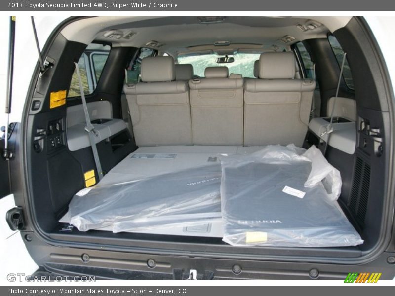 Super White / Graphite 2013 Toyota Sequoia Limited 4WD