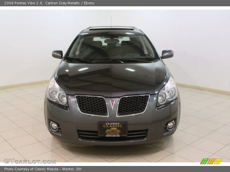 Carbon Gray Metallic / Ebony 2009 Pontiac Vibe 2.4