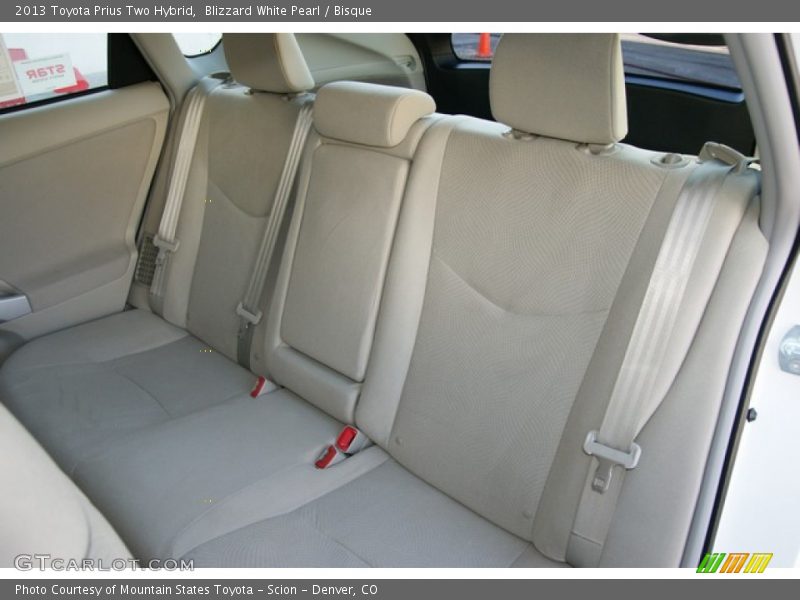 Blizzard White Pearl / Bisque 2013 Toyota Prius Two Hybrid