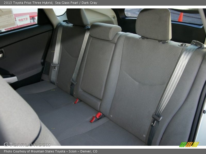 Sea Glass Pearl / Dark Gray 2013 Toyota Prius Three Hybrid
