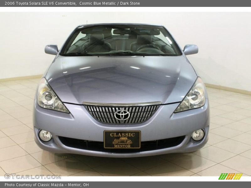 Cosmic Blue Metallic / Dark Stone 2006 Toyota Solara SLE V6 Convertible