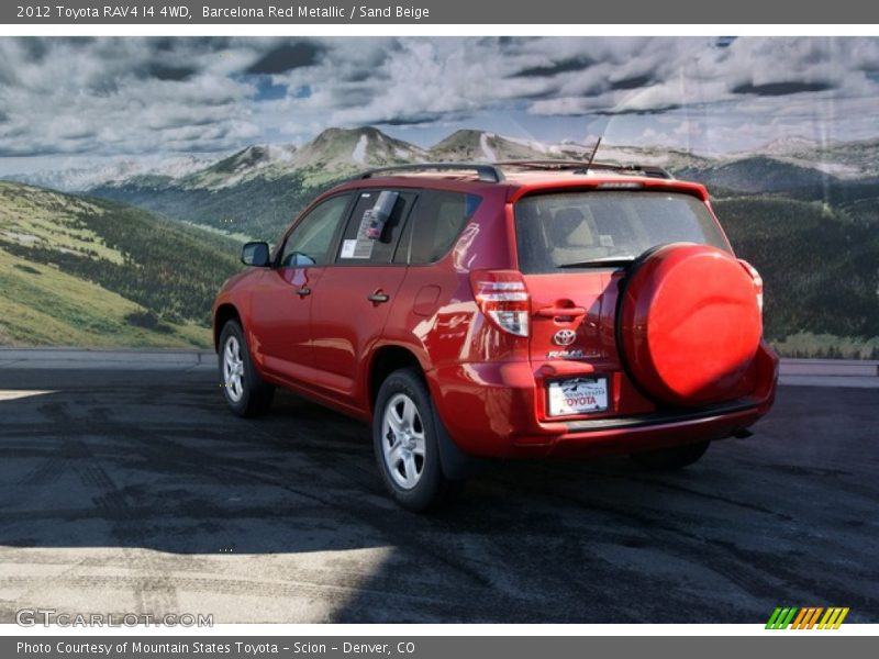 Barcelona Red Metallic / Sand Beige 2012 Toyota RAV4 I4 4WD