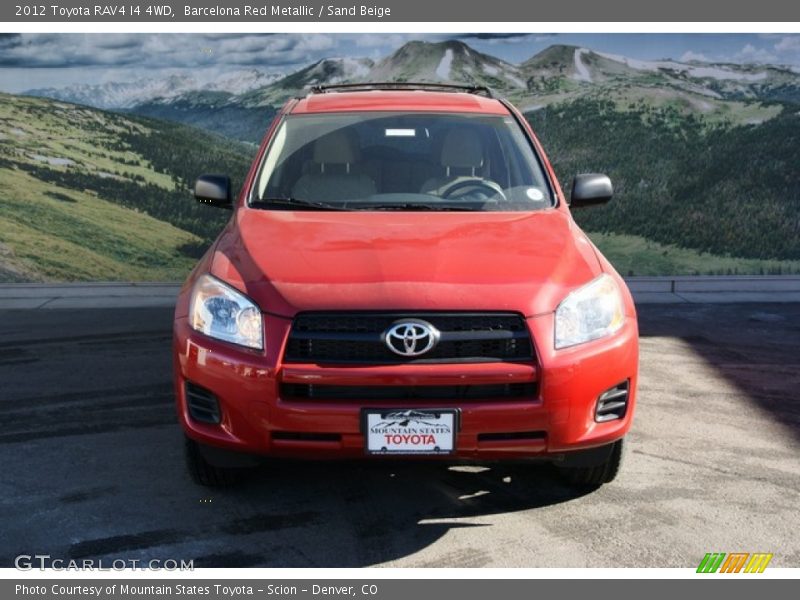 Barcelona Red Metallic / Sand Beige 2012 Toyota RAV4 I4 4WD