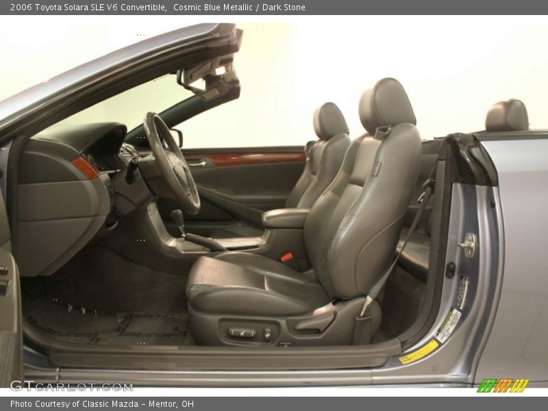 Cosmic Blue Metallic / Dark Stone 2006 Toyota Solara SLE V6 Convertible