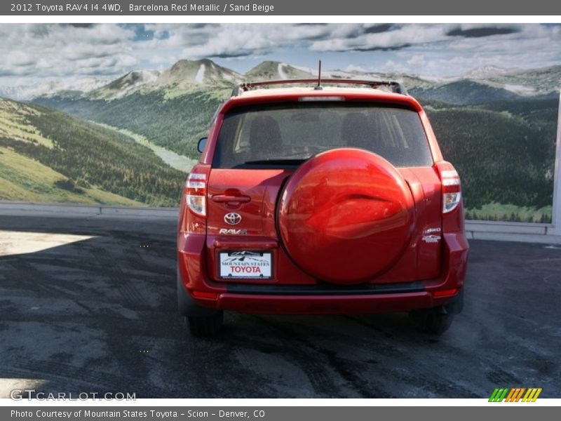 Barcelona Red Metallic / Sand Beige 2012 Toyota RAV4 I4 4WD