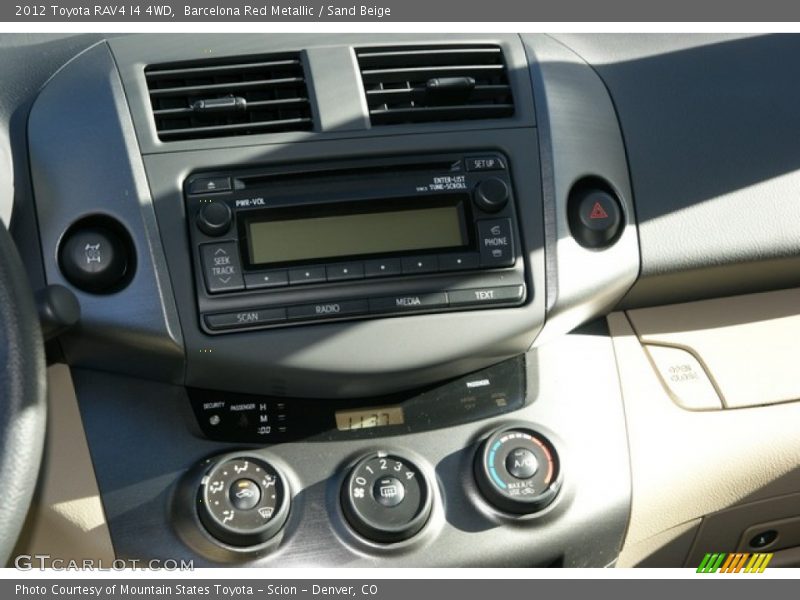 Barcelona Red Metallic / Sand Beige 2012 Toyota RAV4 I4 4WD