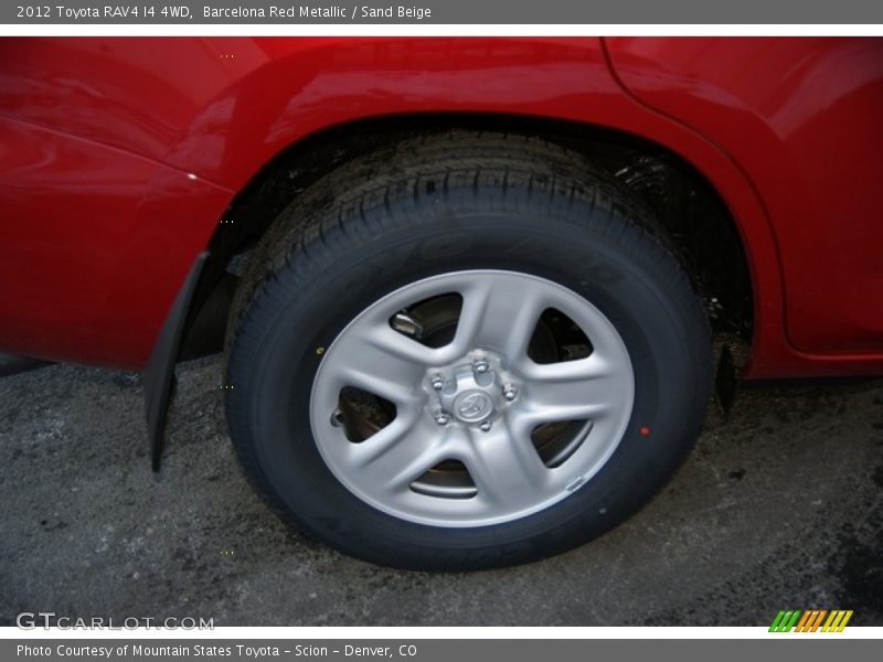 Barcelona Red Metallic / Sand Beige 2012 Toyota RAV4 I4 4WD