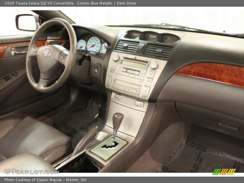 Cosmic Blue Metallic / Dark Stone 2006 Toyota Solara SLE V6 Convertible