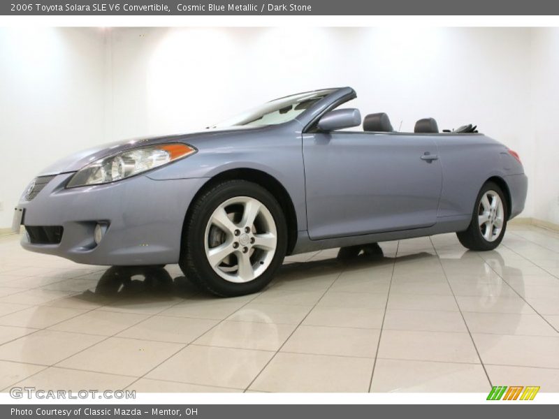 Cosmic Blue Metallic / Dark Stone 2006 Toyota Solara SLE V6 Convertible