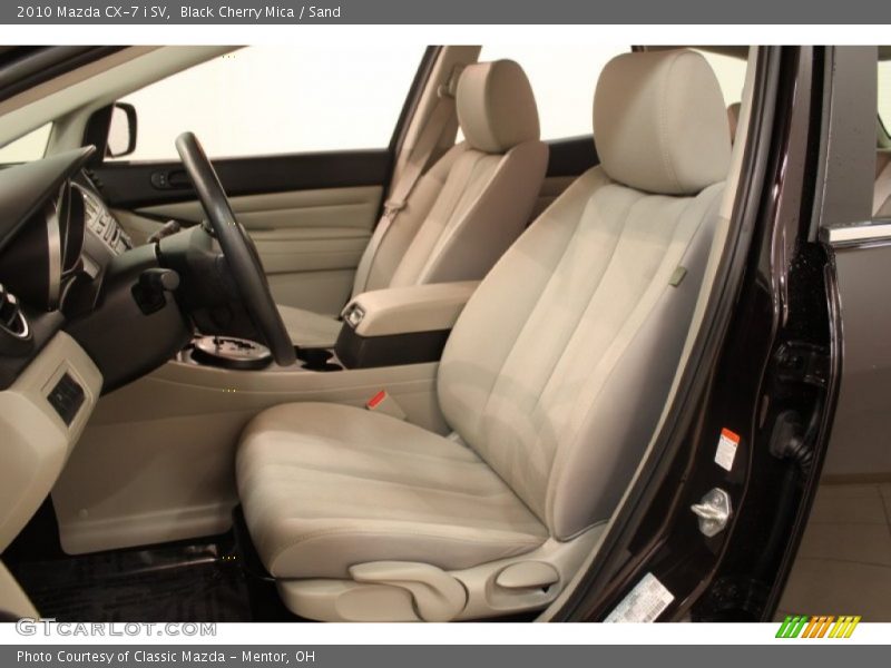 Black Cherry Mica / Sand 2010 Mazda CX-7 i SV