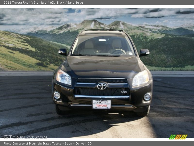 Black / Sand Beige 2012 Toyota RAV4 V6 Limited 4WD