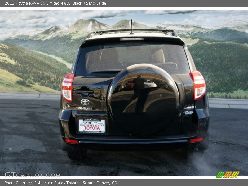 Black / Sand Beige 2012 Toyota RAV4 V6 Limited 4WD