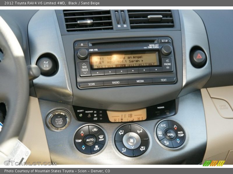 Black / Sand Beige 2012 Toyota RAV4 V6 Limited 4WD